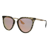 Mcq Mq0086s-003 Marrón Cateye Gafas De Sol Para Mujer