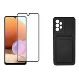 Funda Tpu Cubre Cám + Templado Compatible Con Samsung A32 4g