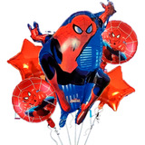 Bouquet Globos Spiderman Avengers Super Heroe Decoración