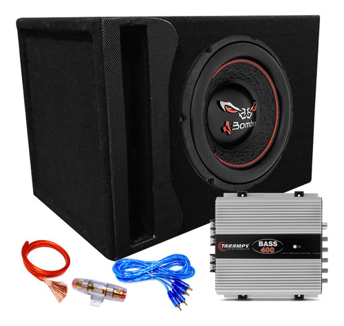 Subwoofer Bomber Bicho Cajon Aireado Potencia Taramps 400w