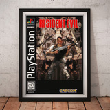 Cuadro Gamer - Resident Evil - Poster Fan Retro