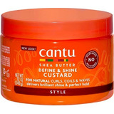 Cantu Define & Shine Custard Gel Para Cabello Rizado 