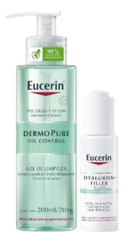 Kit Eucerin Limpieza Dermopure + Serum Facial Pore Minimizer