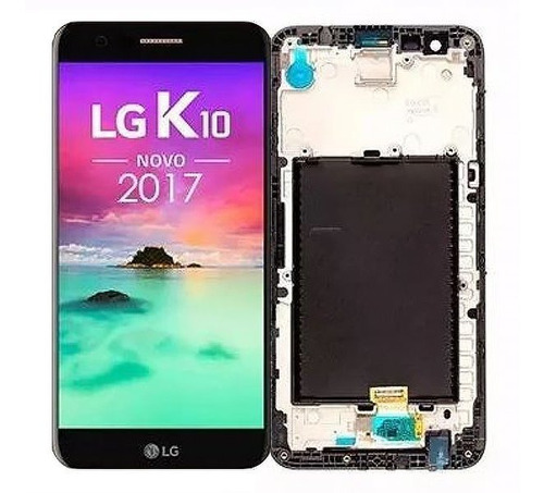 Tela Frontal Display Touch Lcd LG K10 Novo 2017 M250 + Chave