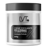 Creme Esfoliante Para Pés E Pernas Carvão Ativado Lvt 500