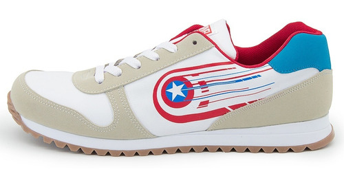 Tenis Casual Panam Original Marvel Comics Capitán América