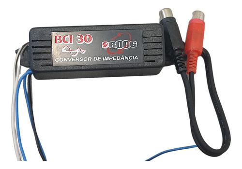 Conversor Fio Rca Slim Pequeno Automotivo Boog 12v