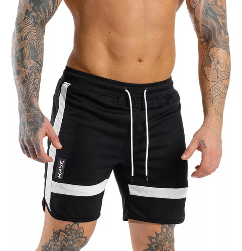 Gym Short Deportivo Slim Fit Cómodos Elástico