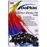 Dophin Carbón + Zeolita 200g Clarifica Baja Amoníaco Acuario