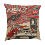 Vintage Throw Pillow Fundas Decorativas Dibujos Animado...