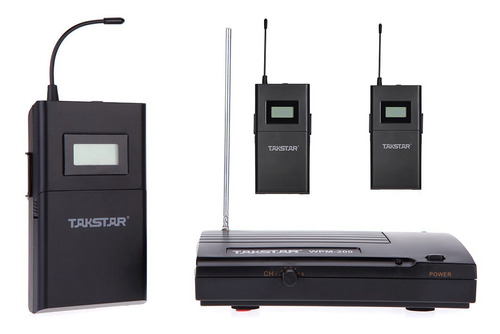 Sistema De Monitor Takstar Uhf Wpm-200 Con Tres Receptores