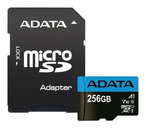 Memoria Adata Premier Microsdxc Uhs-1 De 256 Gb, Clase 10