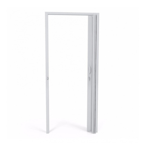 Porta Sanfonada Pvc Polifort 210cmx60cm Cinza Ba