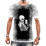 Camiseta Camisa Arte Tumblr Esqueletos Caveira Ossos Moda 13