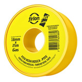 Fita Veda Rosca Md Gás Firlon Pastiflour 18mm X 25m P T F E