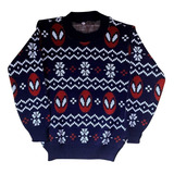 Suéter Tejido Navideño Niño/mujer Spiderman Ugly Sweater 