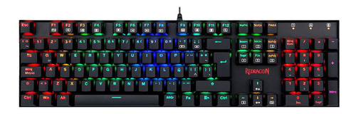 Teclado Gamer Redragon Mitra K551 Rgb Español Red 