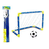 Cancha Fútbol 61cm Portable Mini Arqueria +balón Malla Niños