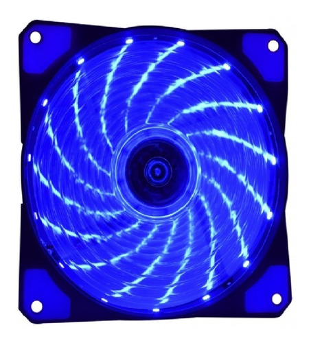 Ventilador Naceb Na 0920a  120mm  1200 Rpm Azul 15led /v /v