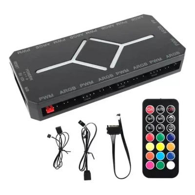 2025 Hub Sata Para 8 Ventiladores Argb Pwm Con Rc | MercadoLibre
