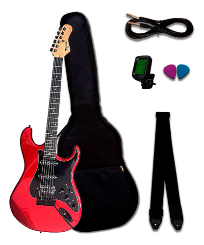 Guitarra Tagima Sixmart Candy Apple Kit Com  Capa