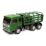 Caminhão Minifrota Boiadeiro Com Animais Pop Toys