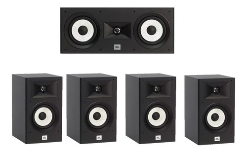 Kit Home Theater Jbl 5.0 Linha Stage Torre Central Cinema 