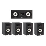 Kit Home Theater Jbl 5.0 Linha Stage Torre Central Cinema 