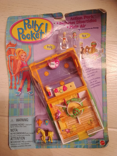 Polly Pocket 1998 Vintage Aventuras En Pony Pony Ride Mattel