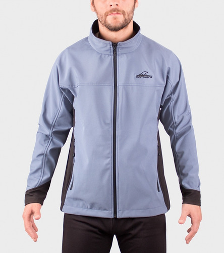 Campera Hombre Montagne Ewing Tec Soft Shell Impermeable 