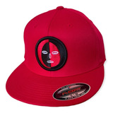 Gorra Elegua Flexfit Plana Cerrada Roja