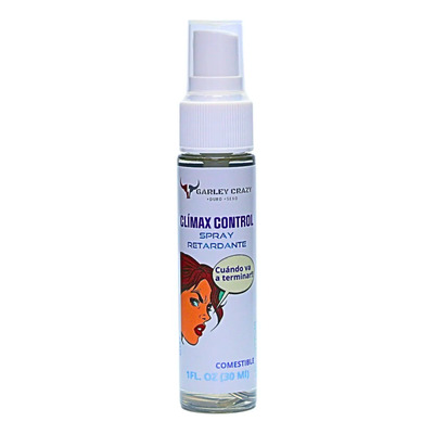 Garley Crazy Climax Control Retardante Masculino 1fl.oz\u002F30ml Lubricante Íntimo Desensibilizador Frambuesa | Meses sin interés