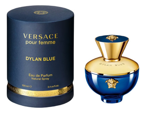 Versace Dylan Blue Pour Femme Eau De Parfum 100ml Para Mujer