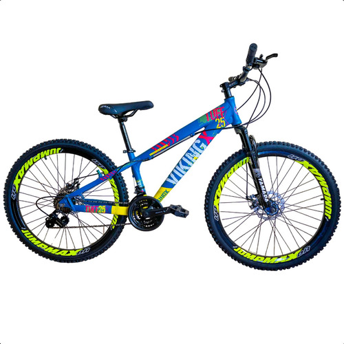 Mountain Bike Vikingx Tuff 25 Shimano Aro 26 21v Freio Disco