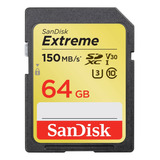 Tarjeta De Memoria Sandisk Sdsdxv6-064g-gncin  Extreme 64gb