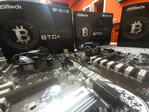 Lote 5 Mother Asrock H110 Pro Btc+ Mineria Con Procesadores 