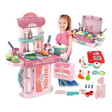 Cozinha De Brinquedo Completa Infantil Kit Maleta Chef Toys