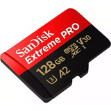 Tarjeta De Memoria Extreme Pro Micro Sd 128gb P/gopro & Dron