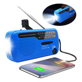 Radio De Emergencia Manivela Radio Solar Recargable 1200mah