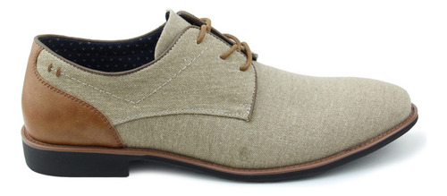 Zapato Casual Para Hombre Lob Footwear Textil Beige 57704030