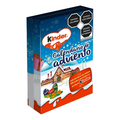 Chocolates Kinder Calendario De Adviento Navidad 24pz | MercadoLibre