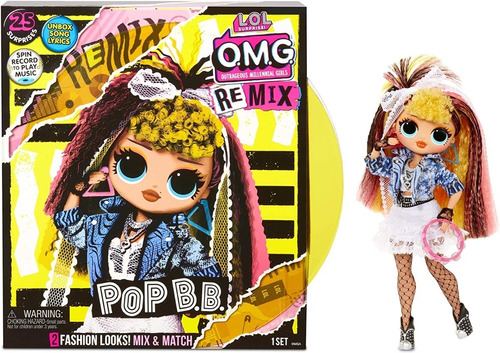  Muñeca L.o.l. Omg Remix Pop Bb Fashion Musical 25 Sorpresas