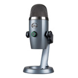 Microfone Condensador Usb Yeti Nano Cinza Logitech/blue