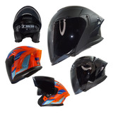 Casco Certificado Iconic Noss Mica Abatible Aleron Deportivo