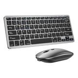 Teclado Y Mouse Bluetooth Inalámbrico Español Recargable