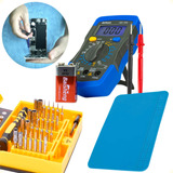 Kit Ferramentas Chave Torx + Multímetro + Manta Antiestática