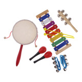 Conjunto De Instrumentos Musicais Infantis E Brinquedos De