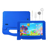 Tablet 32gb Celular 3g +capa Infantil Emborrachada Azul+fone