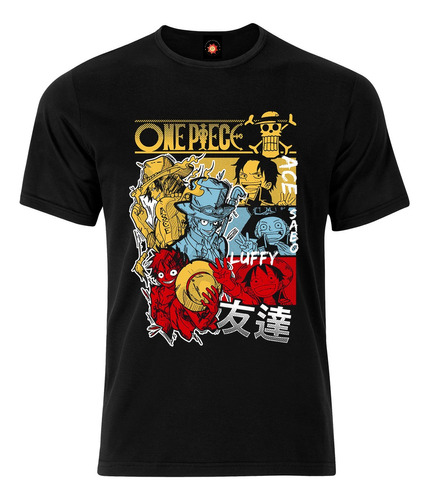 Remera Estampada Varios Diseños Manga Anime One Piece