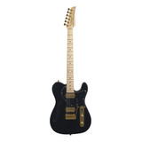 Guitarra Seizi Katana Kabuki Telecaster Black Gold Com Bag